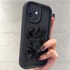 "Snake Head Woman Sandpaper Groove iPhone 15/16/17 Case”