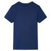 T-shirt pour enfants avec manches courtes bleu foncé 92/104/116/128/140