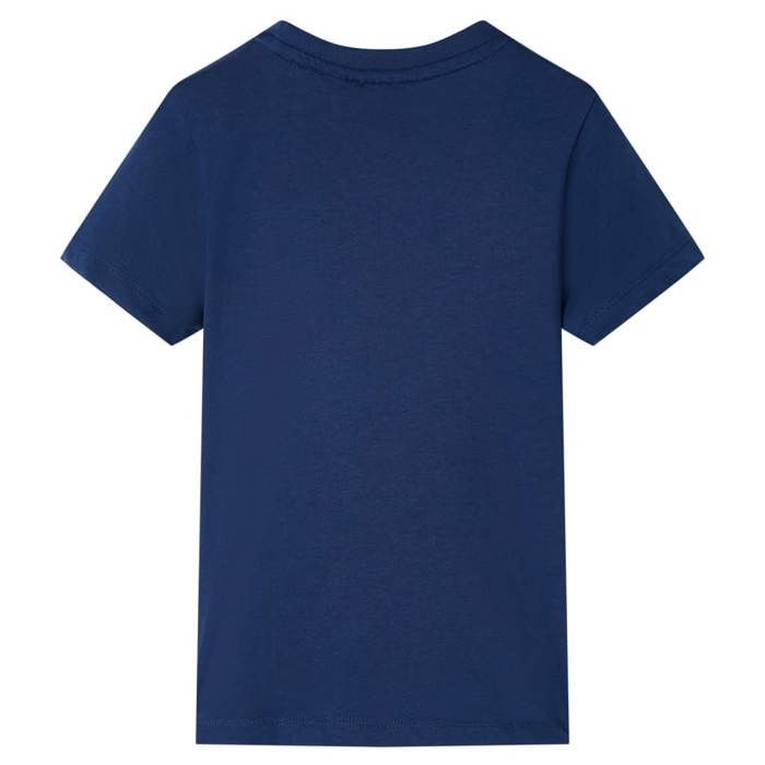 T-shirt pour enfants avec manches courtes bleu foncé 92/104/116/128/140