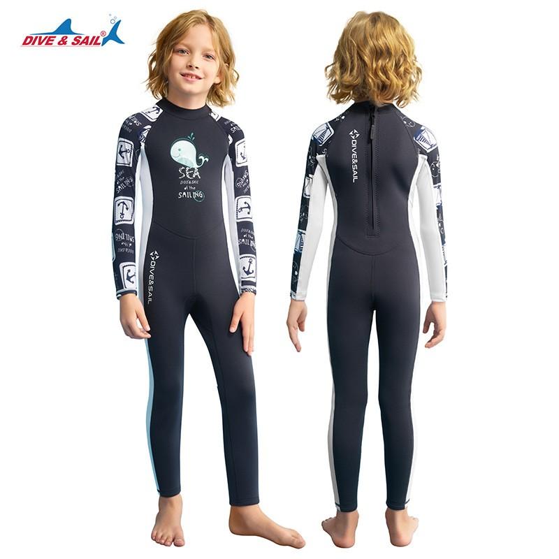 Kinder 1,5mm Neopren Neoprenanzug Schnorcheln Tauchen Surfen Quallenschutz Ganzkörper Langarm Warm