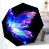 1pc Butterfly Wings Automatic Folding Umbrella - Compact 8-Rib Design, Durable Plastic & Iron, Lightweight for Outdoor Daily Use204