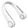 Portable Silent Neck Fan: Leafless, USB Rechargeable, Outdoor Wearable Cooler