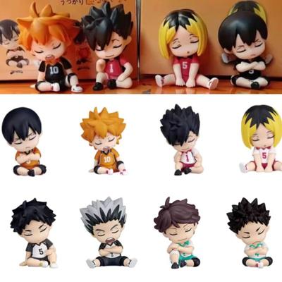 4ks Anime Haikyuu Hinata Shoyo Tobio Kageyama PVC akční figurka sběratelská hračka