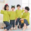 Children's Cotton Underwear & Pajama Set: Warm Wool Sweater, Bottoms for Boys & Girls, Autumn/Winter Comfort