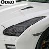 For Nissan GTR R35 Nismo 2009-  2 Pcs Car Headlight Protective Film Headlamp Vinyl Transparent Black TPU Protective