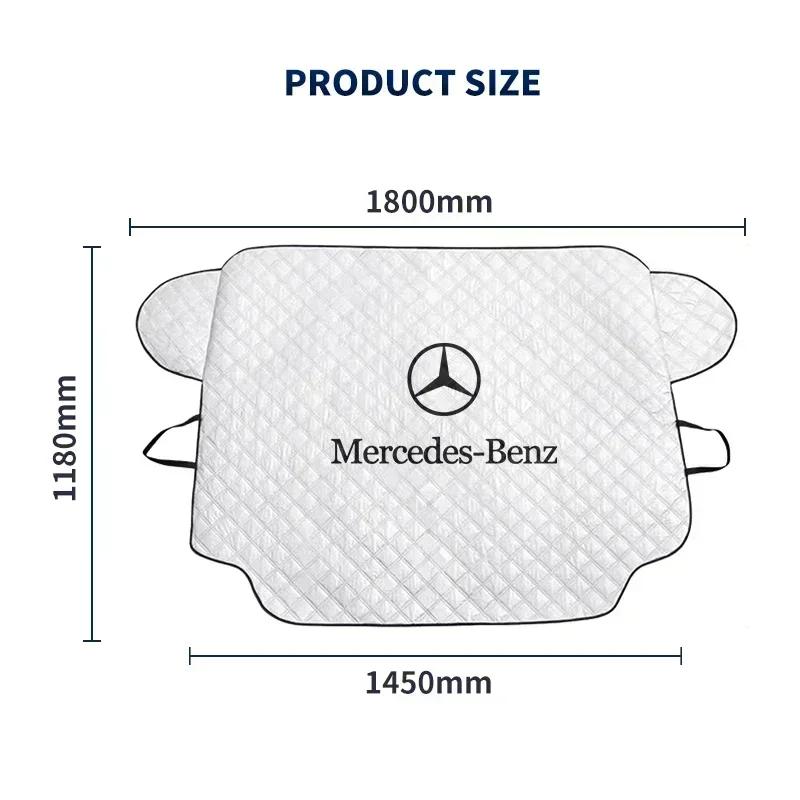 CFC1 For BENZ Car Windscreen Cover Front Cover Anti Snow Frost Ice Shield Dust Protector For Mercedes Benz W203 W204 W205 W206 W176 W
