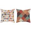 Nordic INS Style Simple Line Painted Geometric Splicing Pillow Cushion Cover
