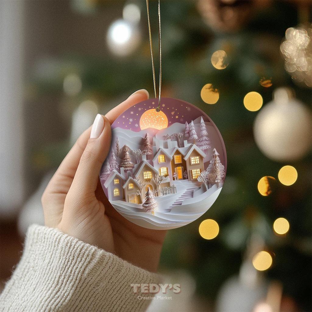 Baby's Christmas Ornament Gift For New New Mom Newborn, Personalized Baby Ornament Christmas 2024, Baby's 1st Xmas Ornament Gift, Custom Choose Name &