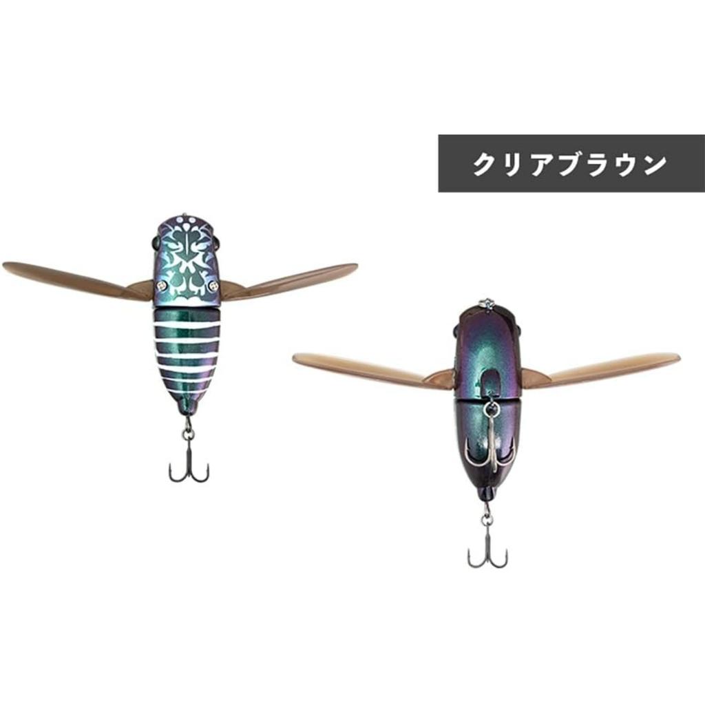 JACKALL SUISEN Topwater Lure Set 2pcs Hanamuguri Silhouette Nanahikari Floating Bass Fishing Japan