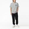 New Era MLB Hot Dog Letter Cartoon Print T-Shirt Unisex Tops Gray 12715375