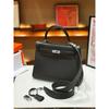 Womens Vintage Top Grain Leather Crossbody Tote Bag Large Size Wide Strap Mini Style Handbag Daily Use
