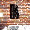 Personalizable Metal Wall Sign Classic Blacksmith Art Home Kitchen Decor Custom Sculpture
