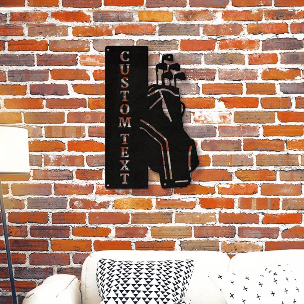 Personalizable Metal Wall Sign Classic Blacksmith Art Home Kitchen Decor Custom Sculpture