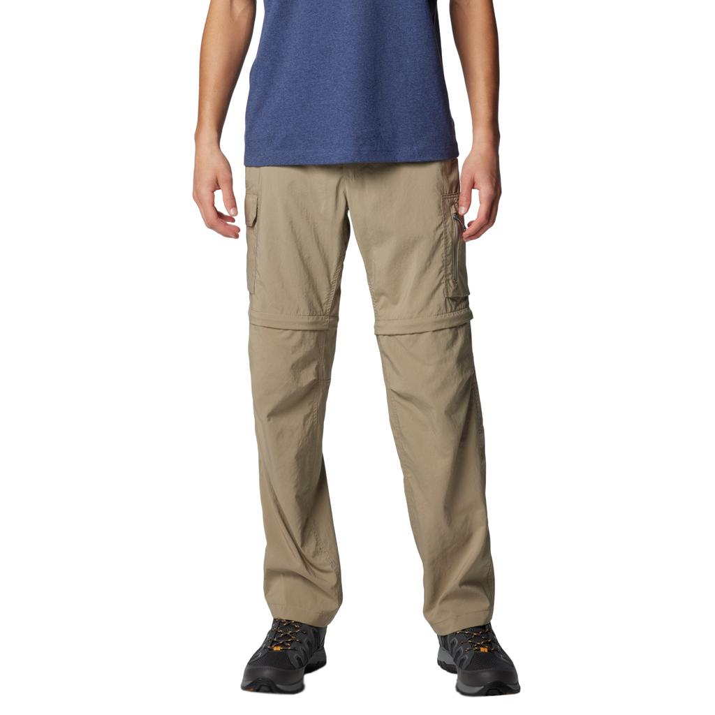 Columbia Silver Ridge Utility Convertible Pant, Mens Beige Trousers