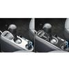 For Benz Smart Fortwo 2011-2015 Real Carbon Fiber Gear Shift Panel Suits Trim Cover Car Interiors Accessories Decoration Sticker