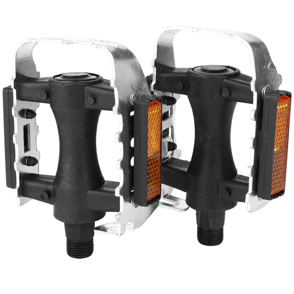 1 Pair Anti Skid Cycling Pedals Black Mountain Bike Pedals Durable Bike Pedals Bicycle Accessories