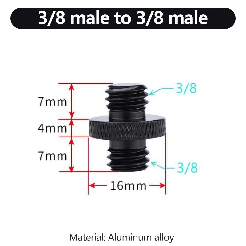 1/4 to 3/8 M5 M6 M8 Male to Female Conversion Thread Screws Tripod Screw Mount Adapter For GoPro insta360 DJI OSMO Action Camera