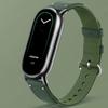 Strap for Xiaomi Band 8 Braided Bracelet Leather Nylon Watchband for Xiaomi Mi 8 Replacement Wristband Miband 8 Belt Accessories