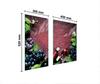 GLAS SCHUTZPLATTE BRETT 75x52 WEIN