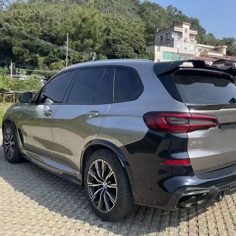 BMW X5 2019-2022 Carbon Fiber Non-destructive Kit: Grille & Rear Spoiler Accessories