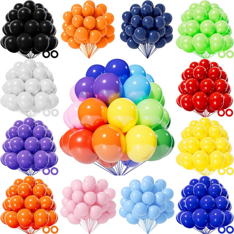 Bulk Pack of 20 PCS 10 Inch Latex Balloons Assorted Colors for Birthdays Parties Weddings Christmas