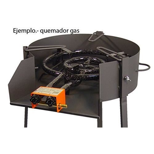 Barbecue Rond - IMEX EL ZORRO - 60 X 75 Cm - Charbon - Support Poêle À Paella - 5 Personnes