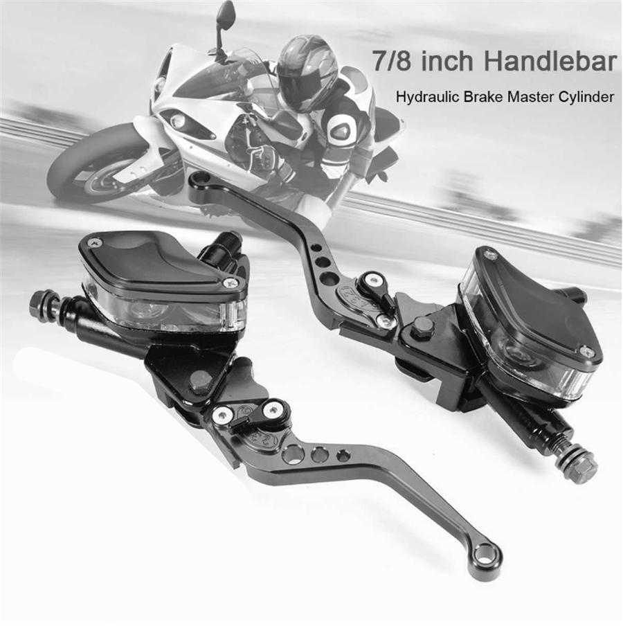 1pair Adjustable Brake & Clutch Master Cylinder Levers For 50CC to 300CC Most Motorcycle, Sport Bike/street...