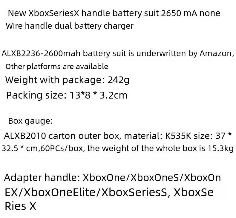 Xbox Controller Battery Set for Xbox One and Series X/S
