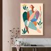 Abstract Modern Girl Body Wall Art Canvas Painting Nordic Posters and Prints Wall Pictures for Living Room Bedroom Home Decor