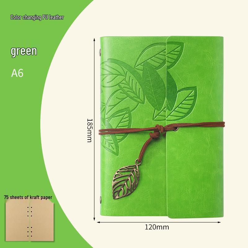 

Креативный ретро блокнот на кольцах с лентой и дневник