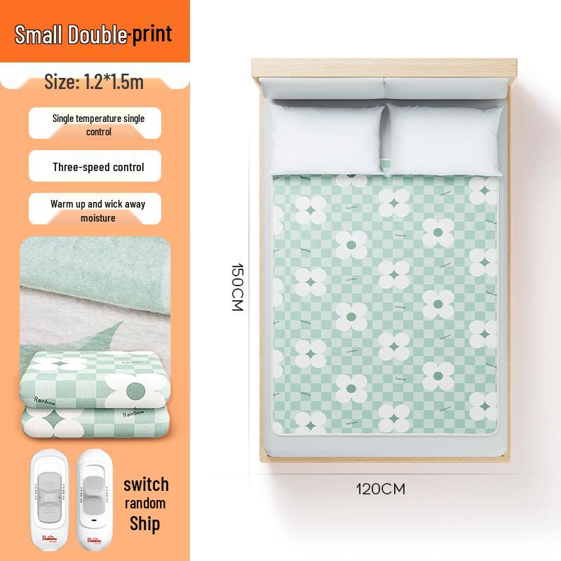 Elektrische Decke von Rainbow: Einzelsteuerung, Temperatur einstellbar, Entfeuchtung, Perfekt für Studentenwohnheime