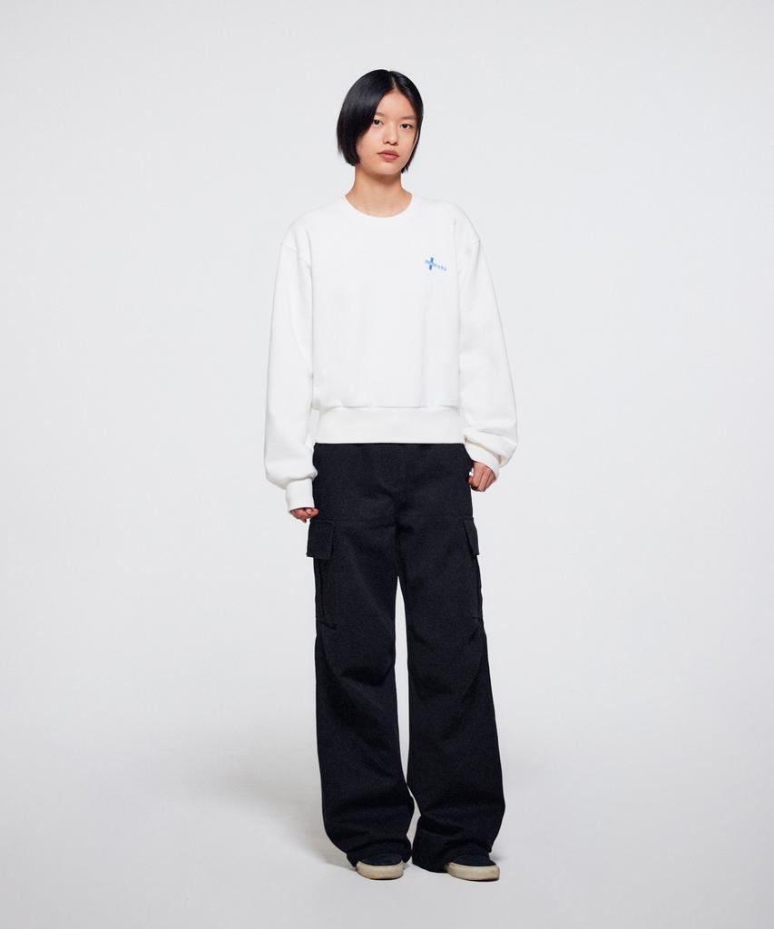 ERA Women Diagonal Cut Cargo Pants - Black