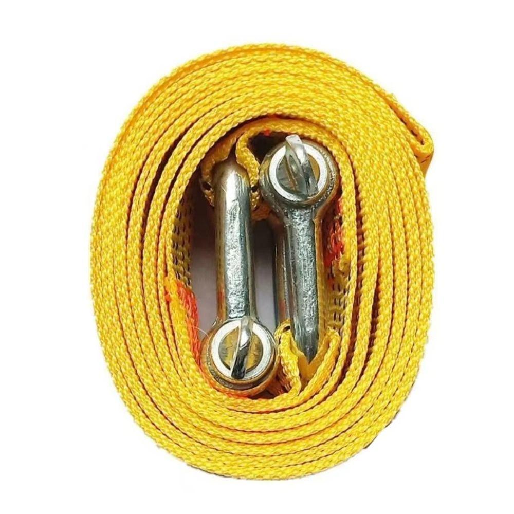 3 Ton Capacity Tow Strap Hooks Included Towing Pull Rope Trailer Straps  Road Emergency