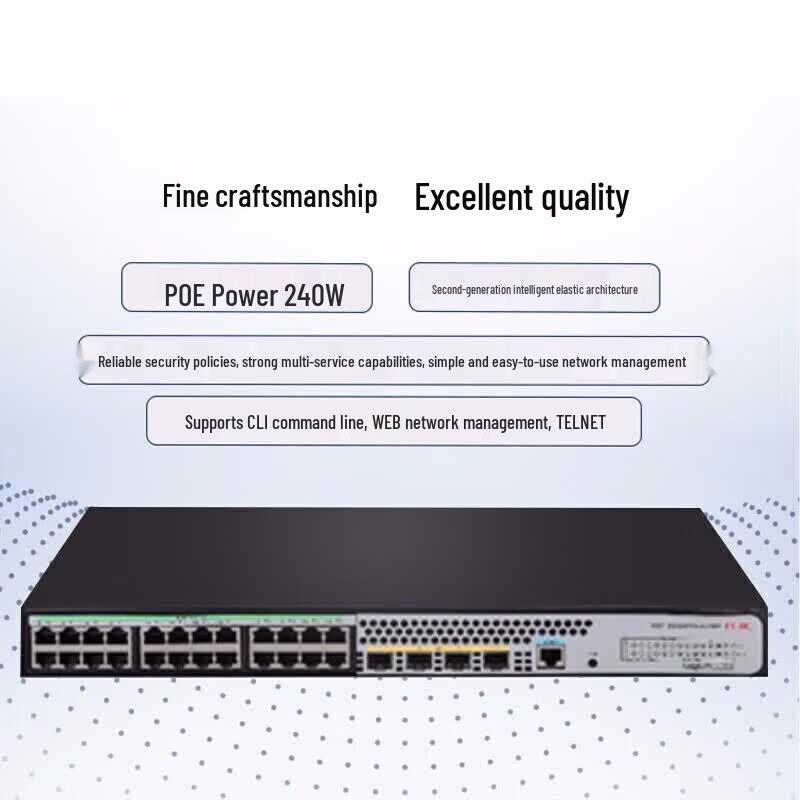 H3C S5024PV6-EI-PWR Gigabit PoE Managed Switch