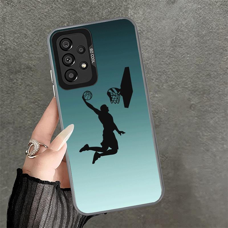 Basketball Sports Aesthetics Soft Phone Case for Samsung A17 A16 A15 A14 A13 A57 A56 A55 A54 A53 A37 A36 A35 A34 A33 A26 A25 A24