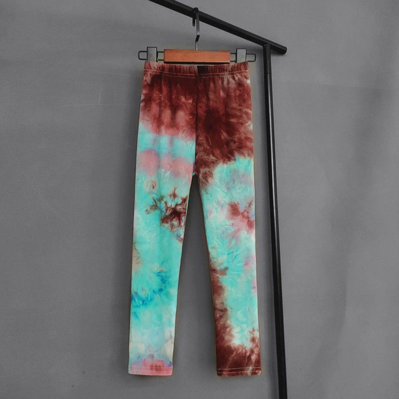 Summer Children's Leggings Are Fashionable Colorful Versatile Slim Fit Pants for Girls Comfortable and Elastic Pants