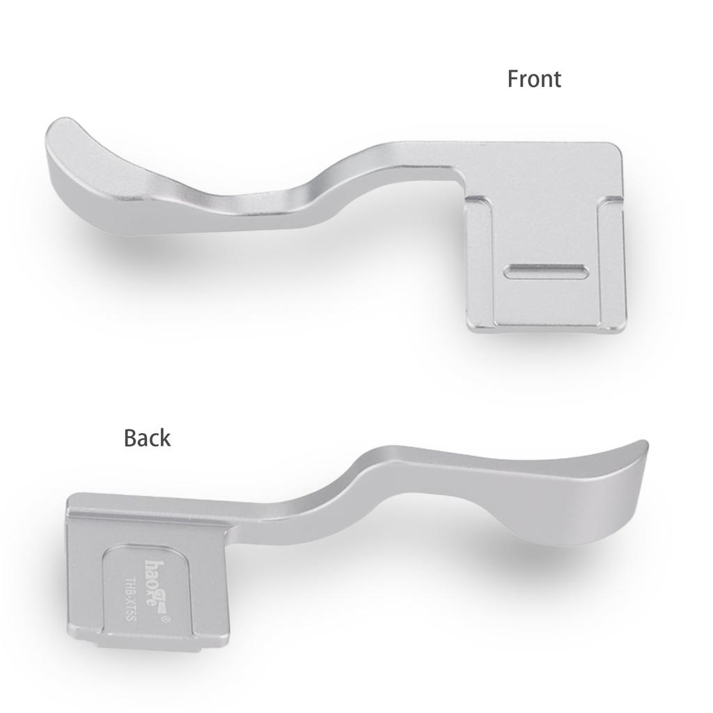 Haoge Hand Grip Metal Hot Shoe Thumb Rest for Fujifilm Silver THB-XT5S X-T5 Camera,