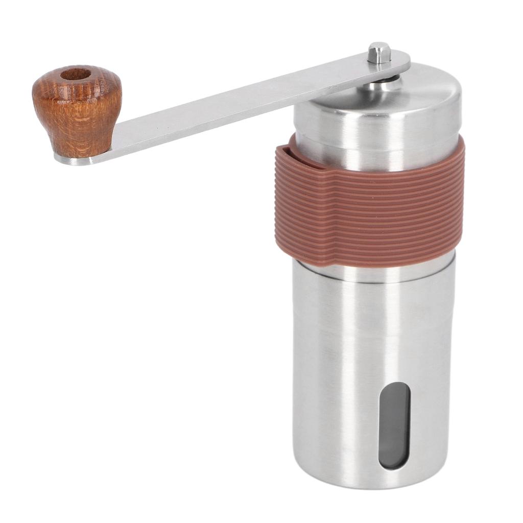 Portable Manual Coffee Grinder Stainless Steel Manual Ceramic Burr Mini Coffee Bean Grinder for