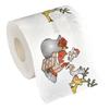 100G/Roll Wood Pulp Celebrations 10x10CM Disposable Santa Claus Dinners Xmas Christmas Tissue Chimney Pattern Design