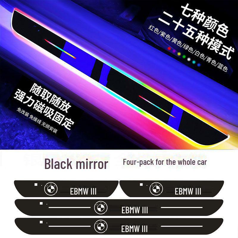 

Кольоровий світлодіодний бездротовий магнітно-індукційний пороговий ліхтар для автомобілів, з ефектом дихання та вітальним світлом при відкритті дверей. Front+Back Doors [4 strips] Infrared