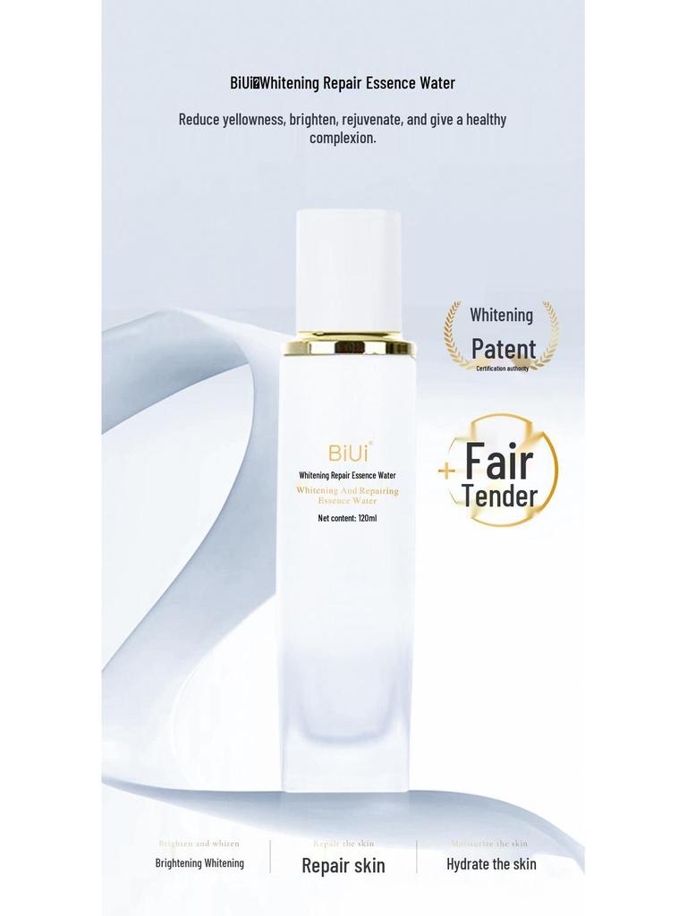 BiUi Whitening Repair Essence: Brightening & Rejuvenating Freckle Removal with Hydrating Niacinamide.