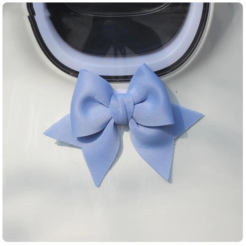 Motorcycle Helmet Ornaments Electric Bike Helmet Bow Style Bowknot For Car Body Decoration Accessories For Girls