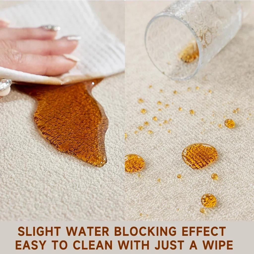 Mat For Kitchen Runner Rug Set Water-Absorbing Non-Slip Floor Mats Long Carpet Brown Imitation Linen Home Decoration Rugs