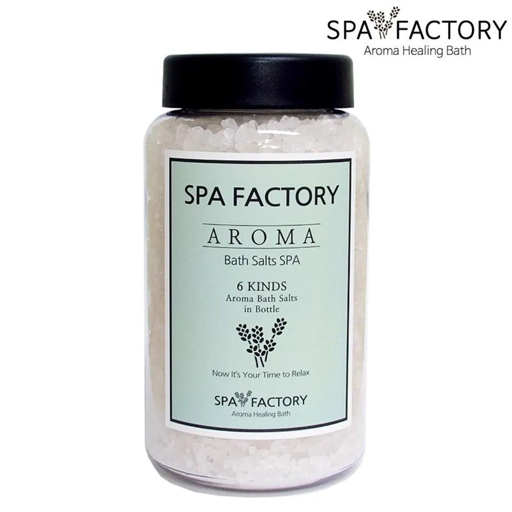 SPA FACTORY Himalaya White Salt Aroma Bath Salt Bath Bomb 1. Lavender 600g (Moisturizing Line)