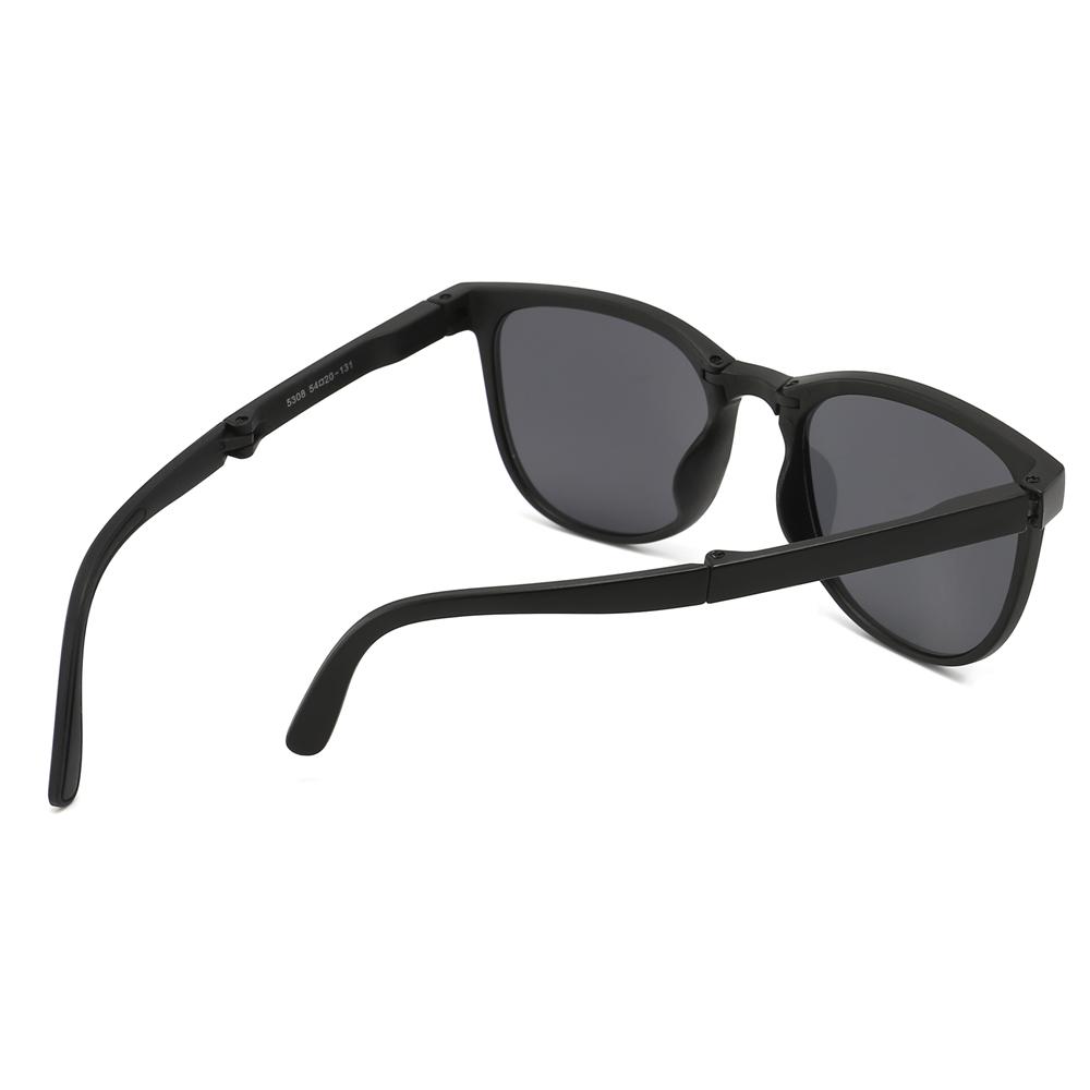 Foldable Sunglasses Female Uv Protection In Summer Simple Fashion Light Face Glasses Male Tide.