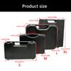 Strong Plastic Microphone Travel Case with Shock Absorbing Interior & Secure Locking Mechanism for Device Transportation