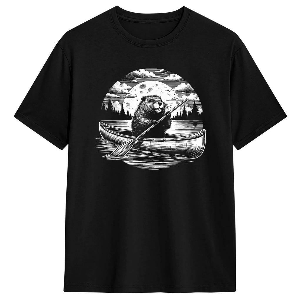 Beaver Squad Design For Beaver Lover Stuff Cotton Tshirt For Unisexs Beach Vintage Tshirts Harajuku Tees Big Size Print Clothing