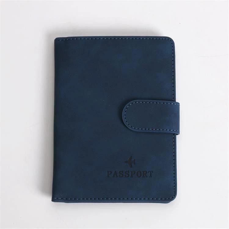Passport Holder Cover Wallet RFID Blocking Leather Card Case Travel Accessories for Women Men