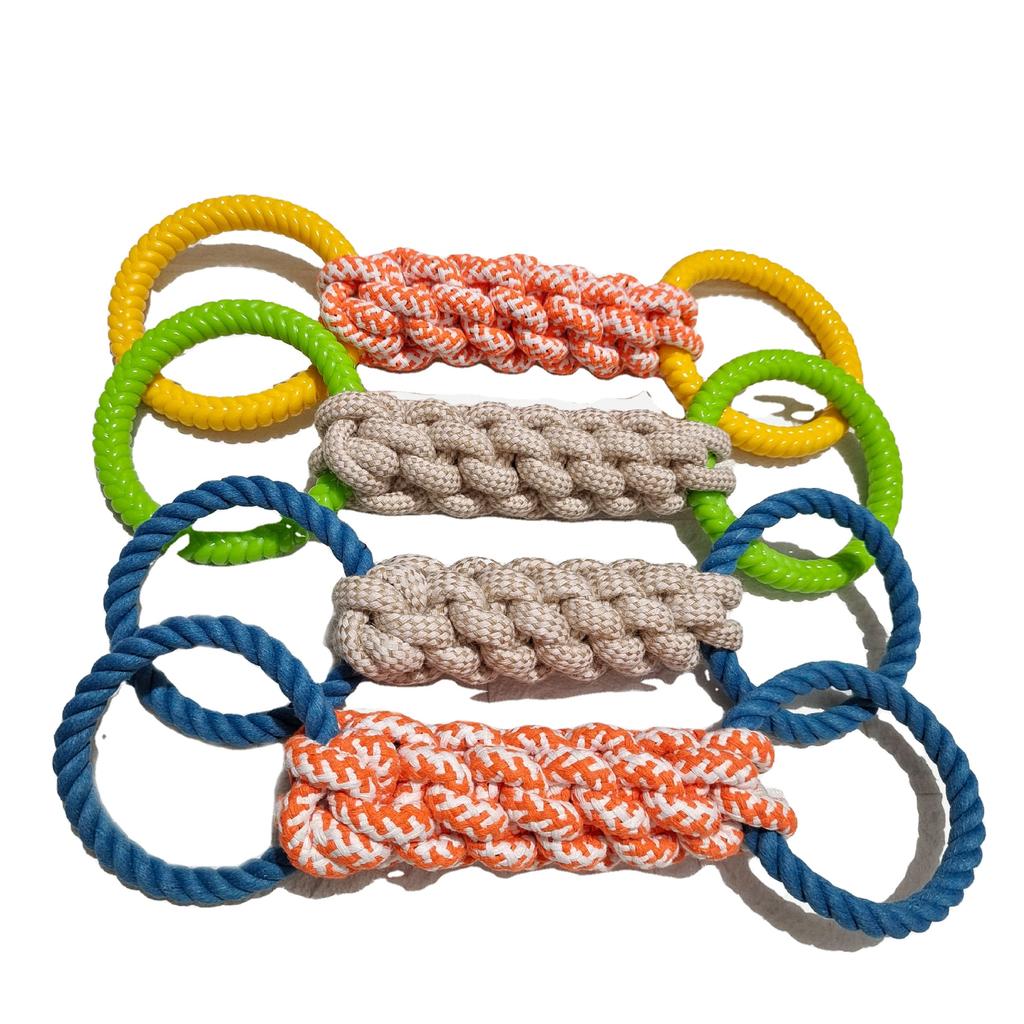 New Arrival Eco-Friendly Dog Rope Chew Funny Interactive Tough Dental Pet Toy At Factory Price