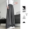 Women's 2024 Winter Fleece-Lined American Style Sweatpants - Slimming Loose Fit, Straight & Wide Leg Joggers